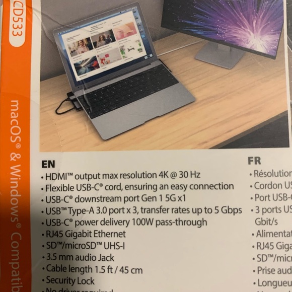 USB-C 4K HDMI Docking Station with Power Delivery - Picture 5 of 5